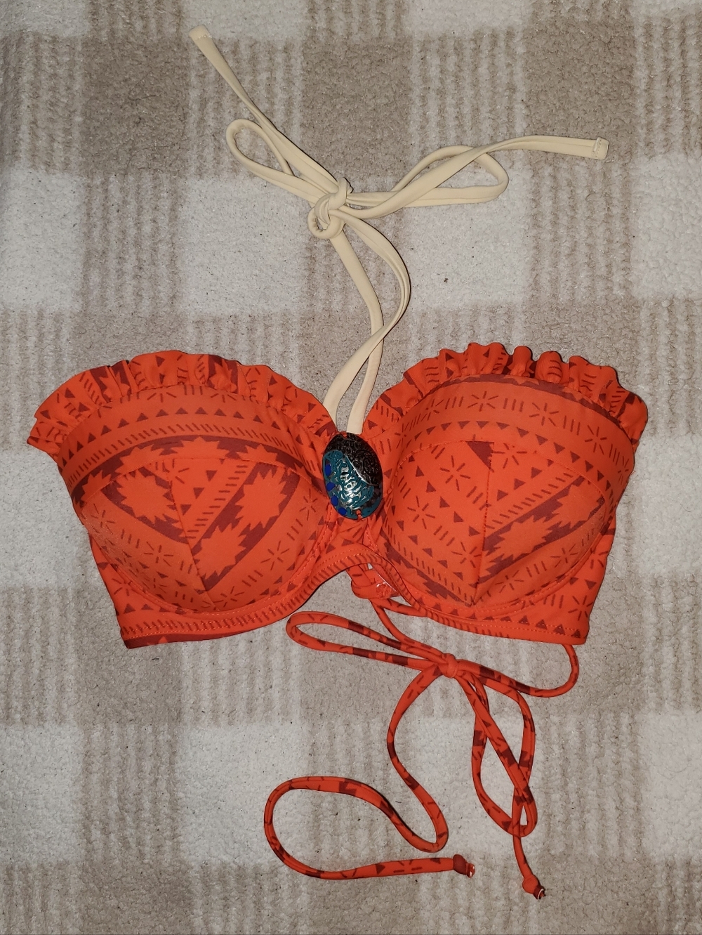 Hot Topic Disney Moana Heart Of Te Fiti Swim Bikini Top - Picture 3 of 15